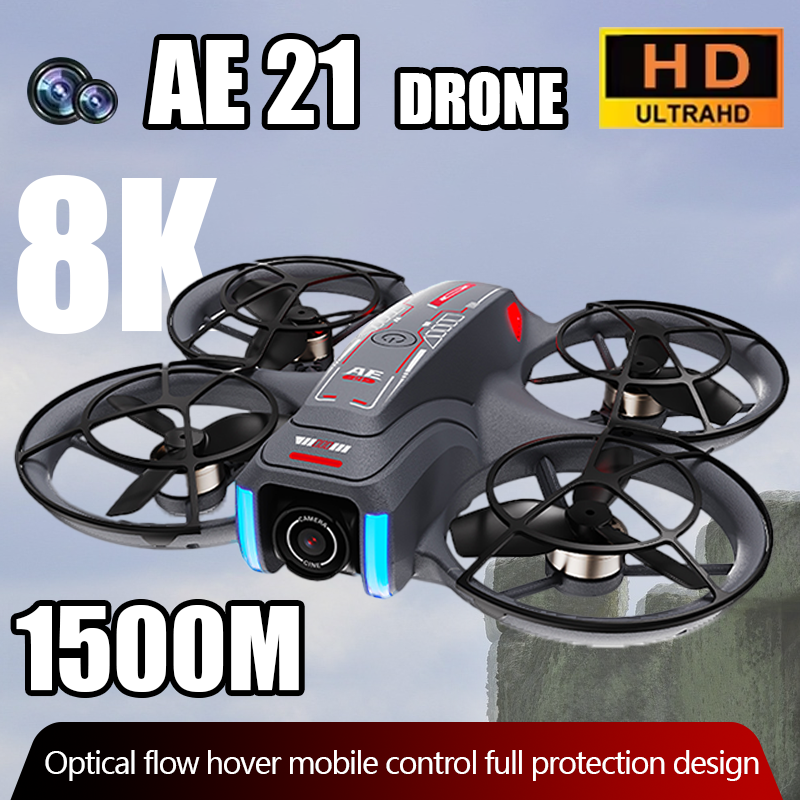 Drone Gimbal Brushless - AE21 HD Dual Camera Mini Drones