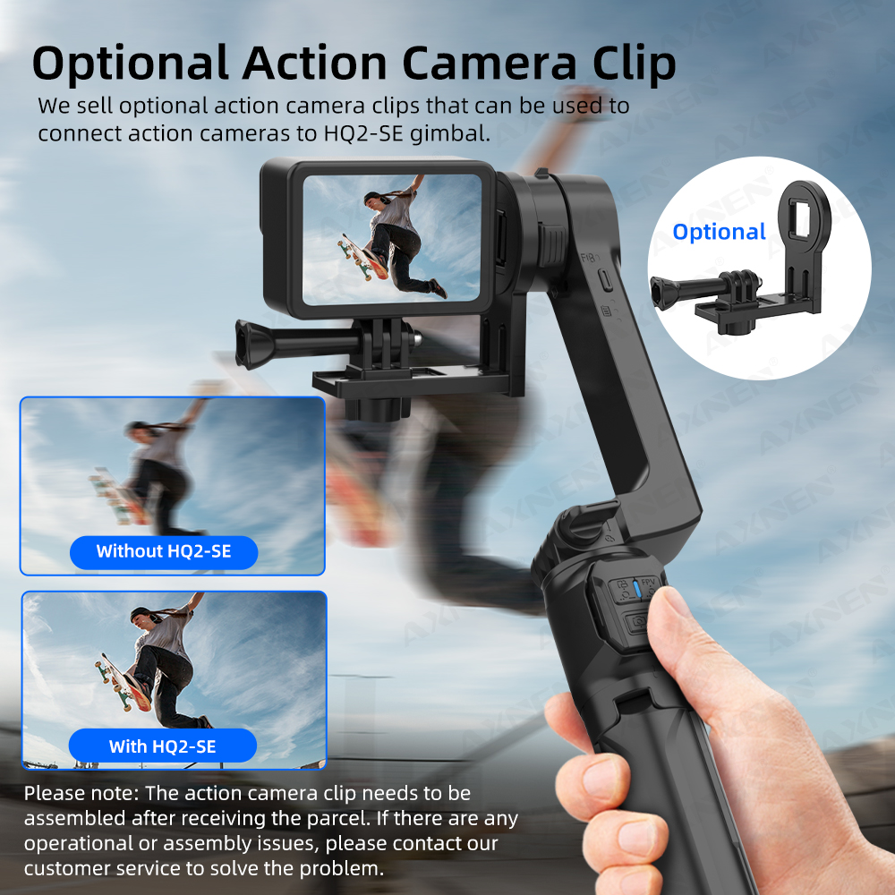 AXNEN HQ2-SE Smartphone Gimbal - Drone Gimbal For Gopro avis et prix
