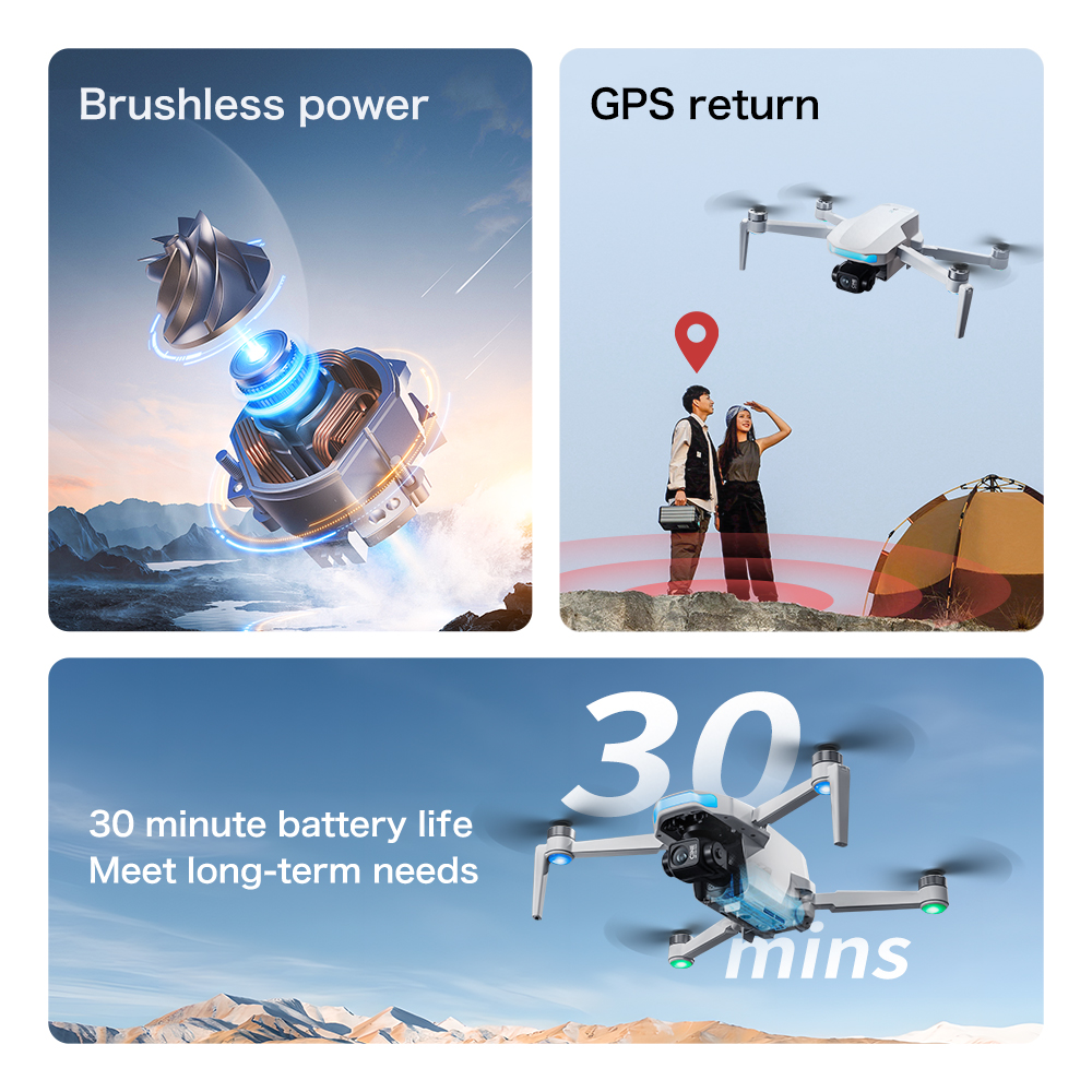 S-X1 MAX GPS Drone with 3-Axis - Drone Gimbal 3 Axis avis et prix