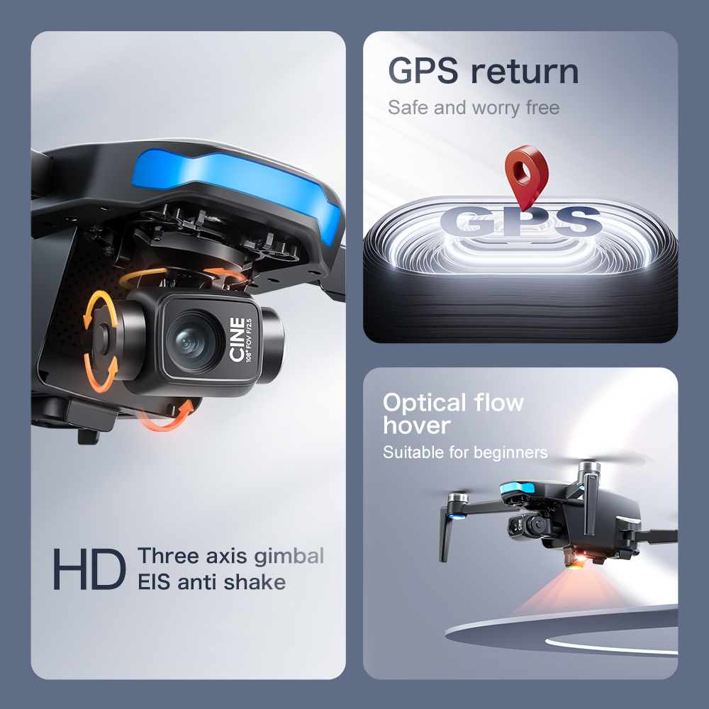 Lenovo GPS S-X1 Drone Three-ax - Drone Gimbal 3 Axis avis et prix