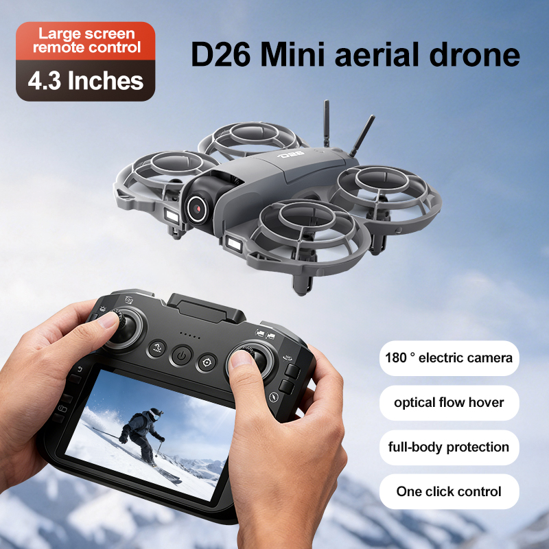 D26 Drone 4K Aerial HD 180° Ca - Drone Gimbal Brushless avis et prix