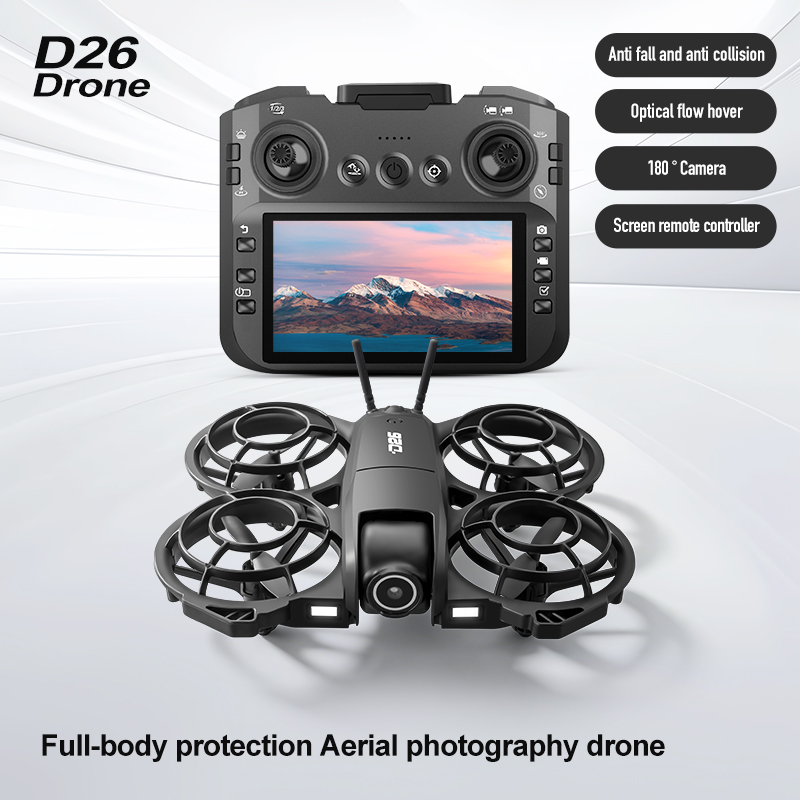 D26 Drone 4K Aerial HD 180° Ca - Drone Gimbal Brushless avis et prix