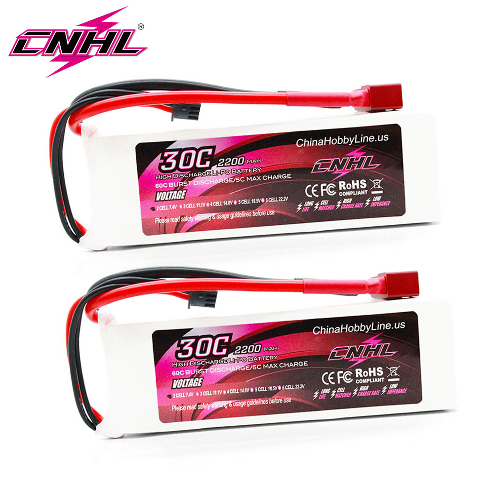 2pcs CNHL 2S 7.4V Lipo Battery - Drone Gimbal Controller avis et prix