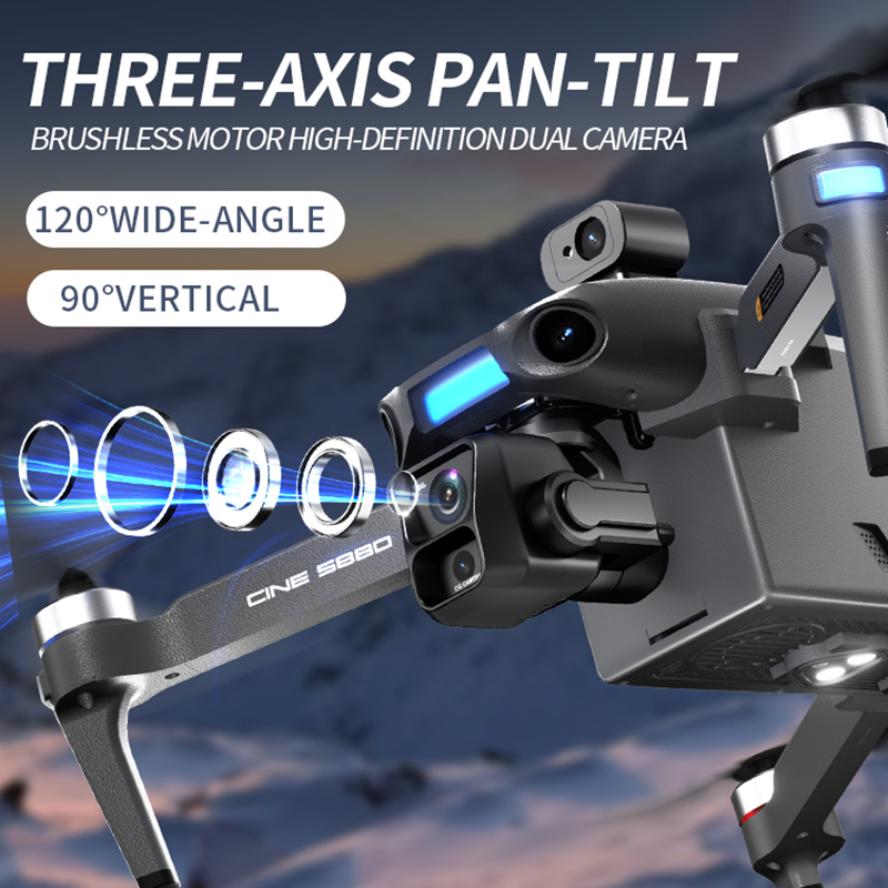2026 New 8K Dual Camera Drone  - Drone Gimbal Brushless avis et prix