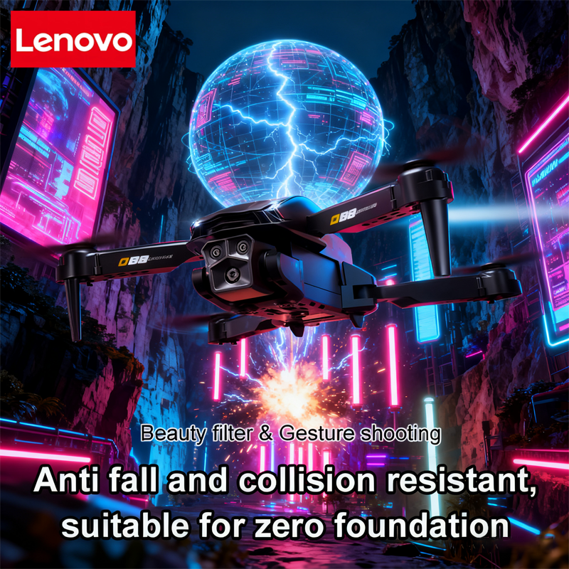 Lenovo D88 Drone 8K Aerial HD  - Drone Gimbal 2 Axis avis et prix