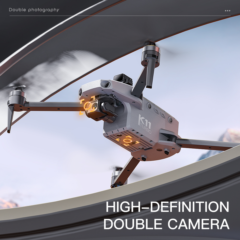 K11 Tubro Dual Camera GPS Dron - Drone Gimbal Mount avis et prix