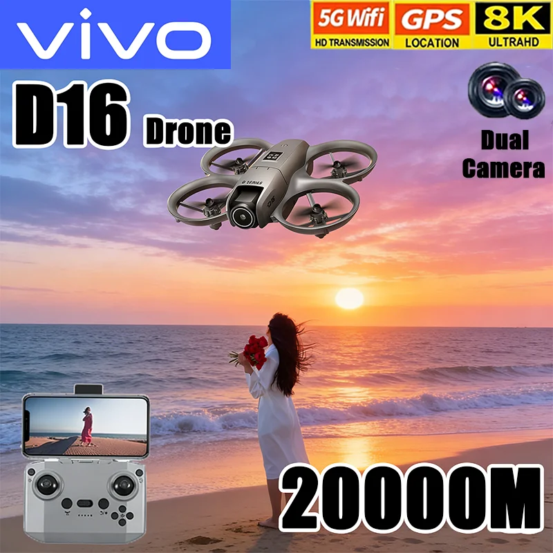 VIVO D16 Mini Drone 8K Camera  - Drone Gimbal Mount avis et prix
