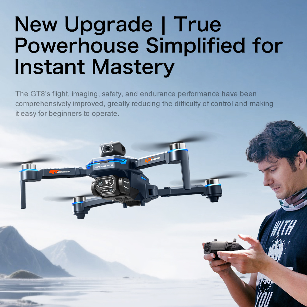 Lenovo GT8 drone 8K HD dual ca - Drone Gimbal Brushless avis et prix