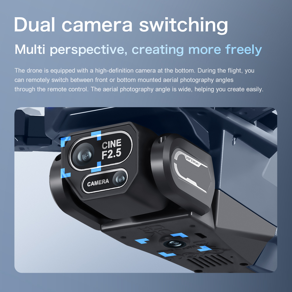 Lenovo GT8 drone 8K HD dual ca - Drone Gimbal Brushless avis et prix